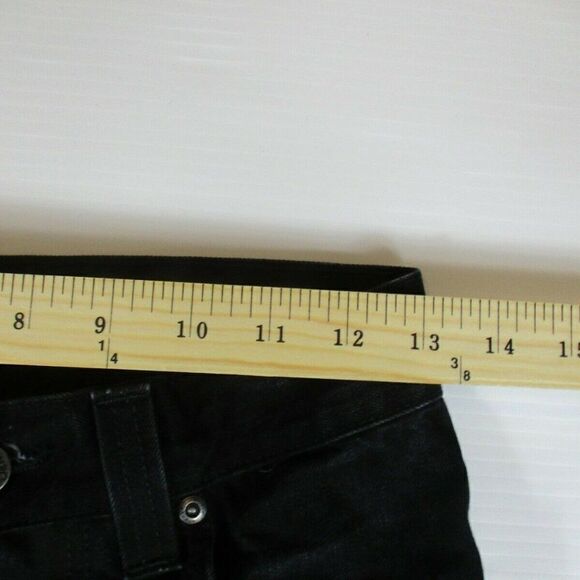 NUDIE Jeans Slim Jim Black Black Twill Adult Size 28/32 Men's Denim - Picture 7 of 10